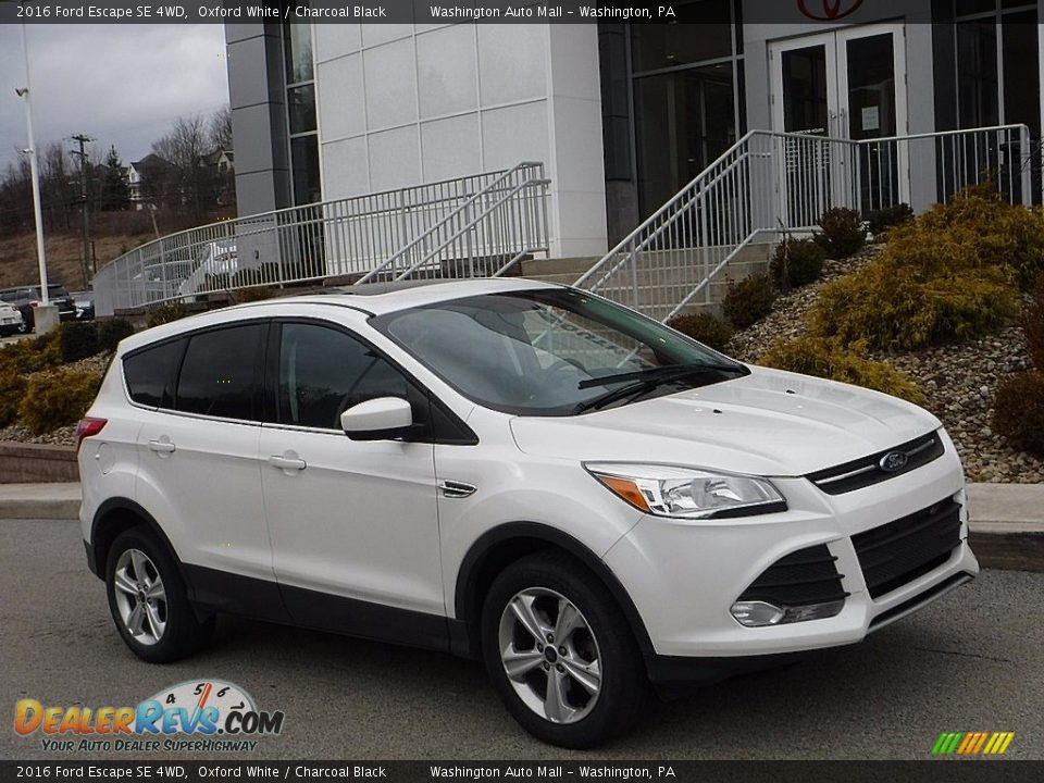 2016 Ford Escape SE 4WD Oxford White / Charcoal Black Photo #1