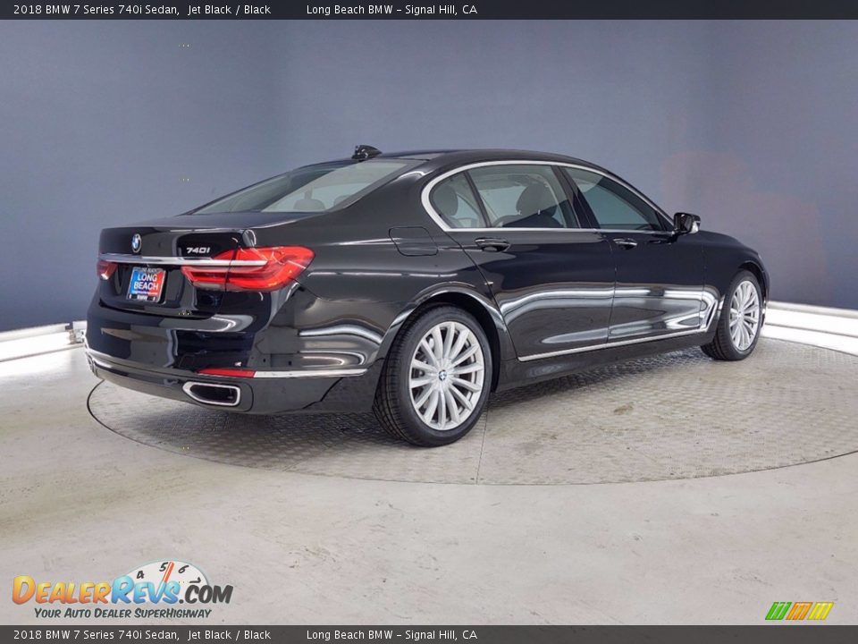 2018 BMW 7 Series 740i Sedan Jet Black / Black Photo #5