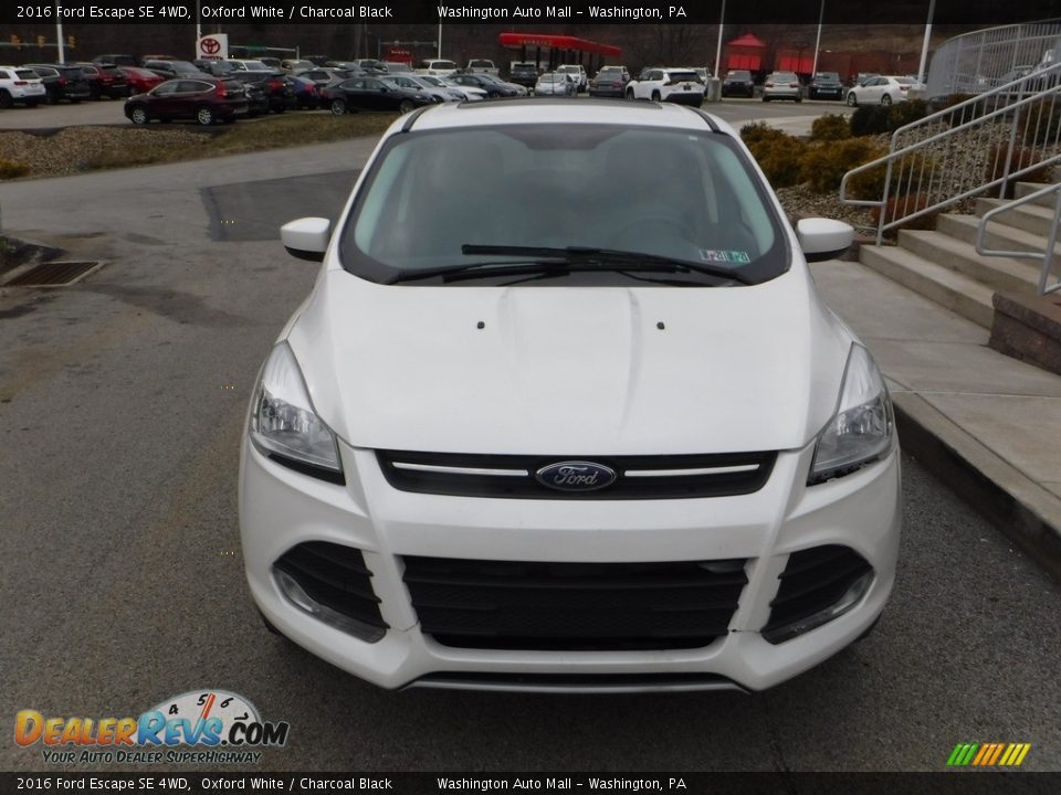 2016 Ford Escape SE 4WD Oxford White / Charcoal Black Photo #8