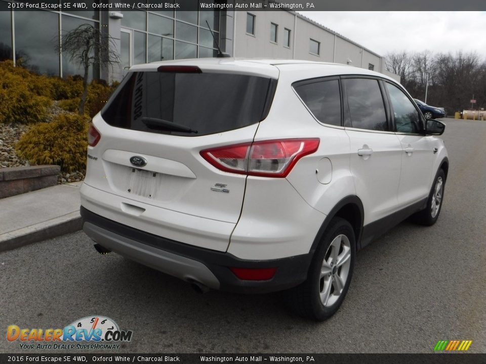 2016 Ford Escape SE 4WD Oxford White / Charcoal Black Photo #12