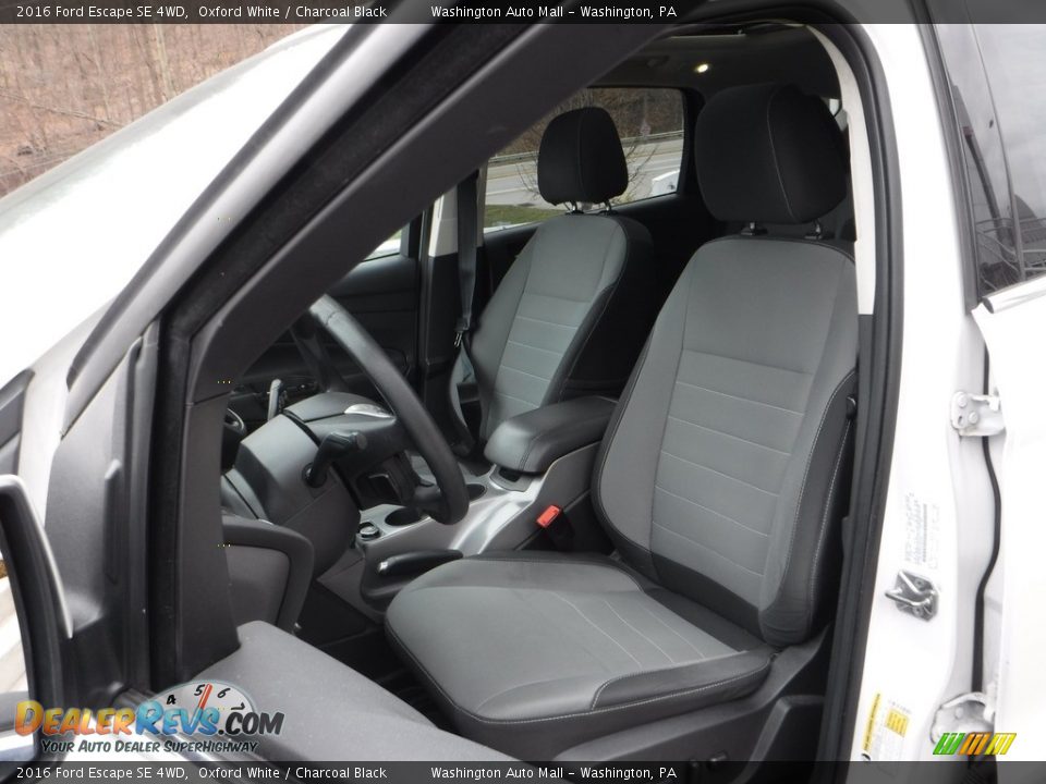 2016 Ford Escape SE 4WD Oxford White / Charcoal Black Photo #15
