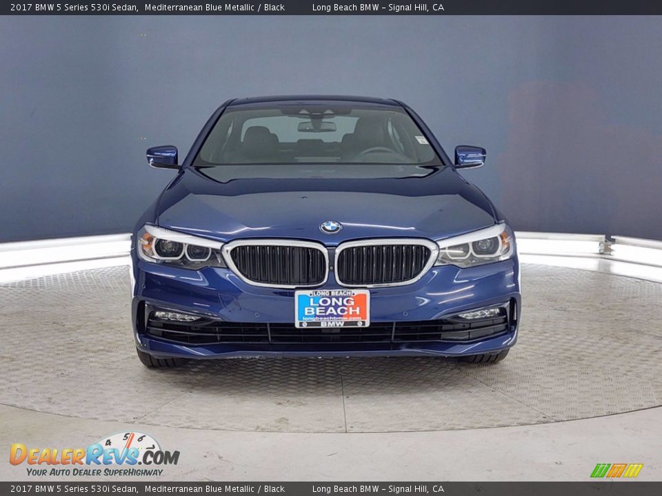 2017 BMW 5 Series 530i Sedan Mediterranean Blue Metallic / Black Photo #2