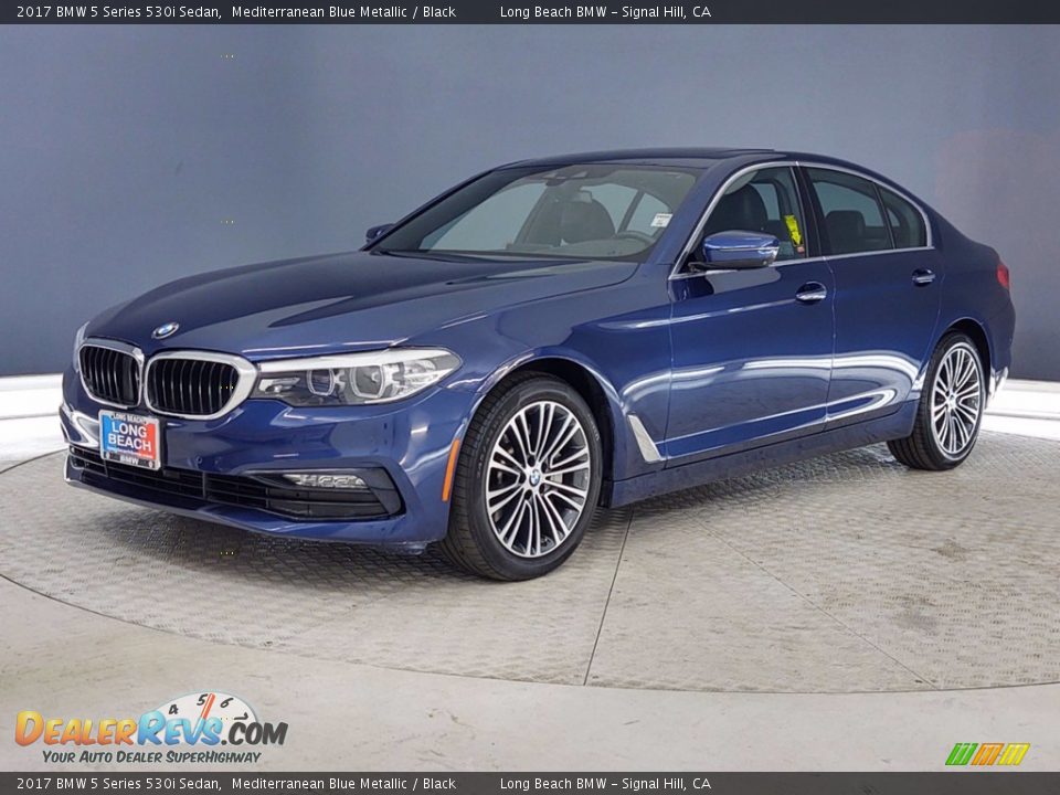 2017 BMW 5 Series 530i Sedan Mediterranean Blue Metallic / Black Photo #3