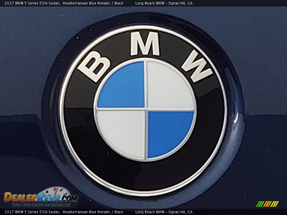 2017 BMW 5 Series 530i Sedan Mediterranean Blue Metallic / Black Photo #8
