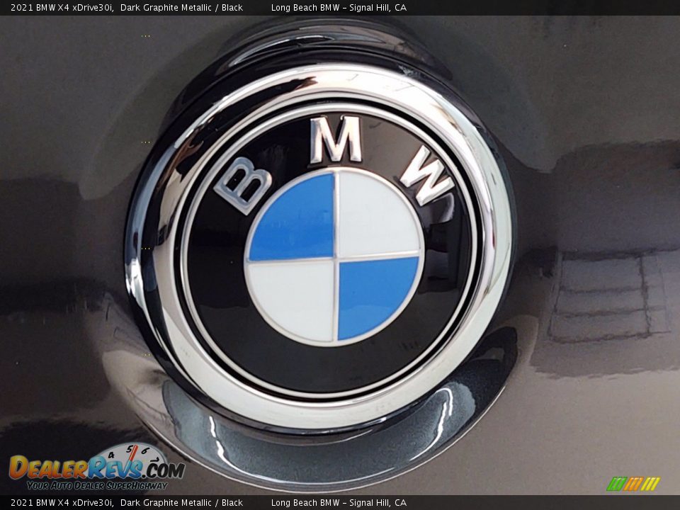 2021 BMW X4 xDrive30i Dark Graphite Metallic / Black Photo #7