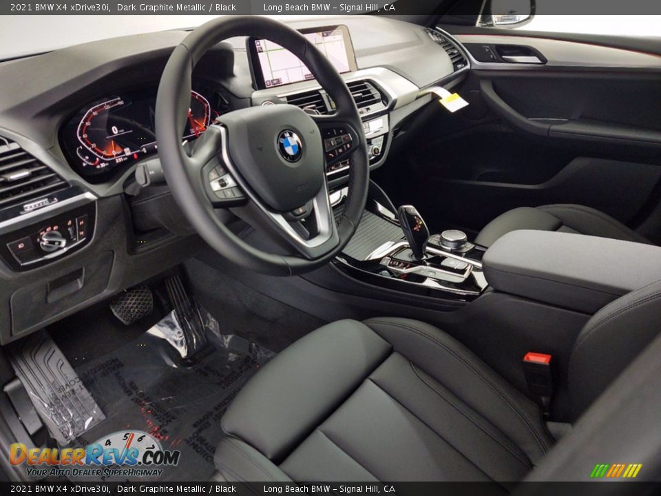 2021 BMW X4 xDrive30i Dark Graphite Metallic / Black Photo #11