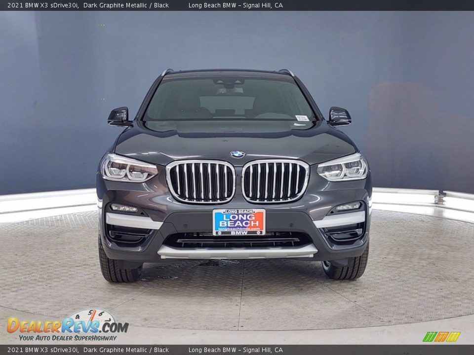 2021 BMW X3 sDrive30i Dark Graphite Metallic / Black Photo #2