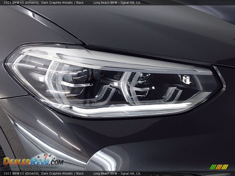 2021 BMW X3 sDrive30i Dark Graphite Metallic / Black Photo #4