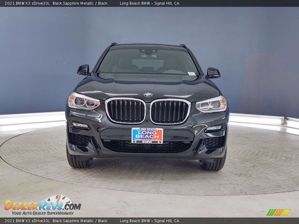 2021 BMW X3 sDrive30i Black Sapphire Metallic / Black Photo #2