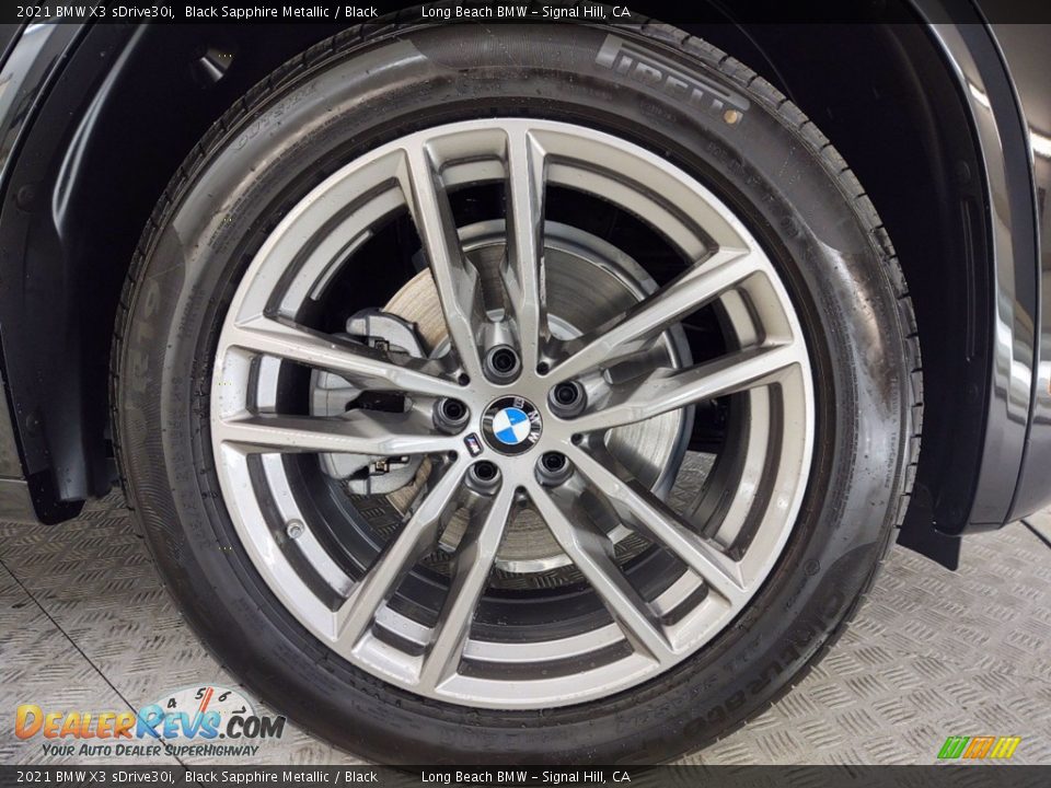 2021 BMW X3 sDrive30i Black Sapphire Metallic / Black Photo #3