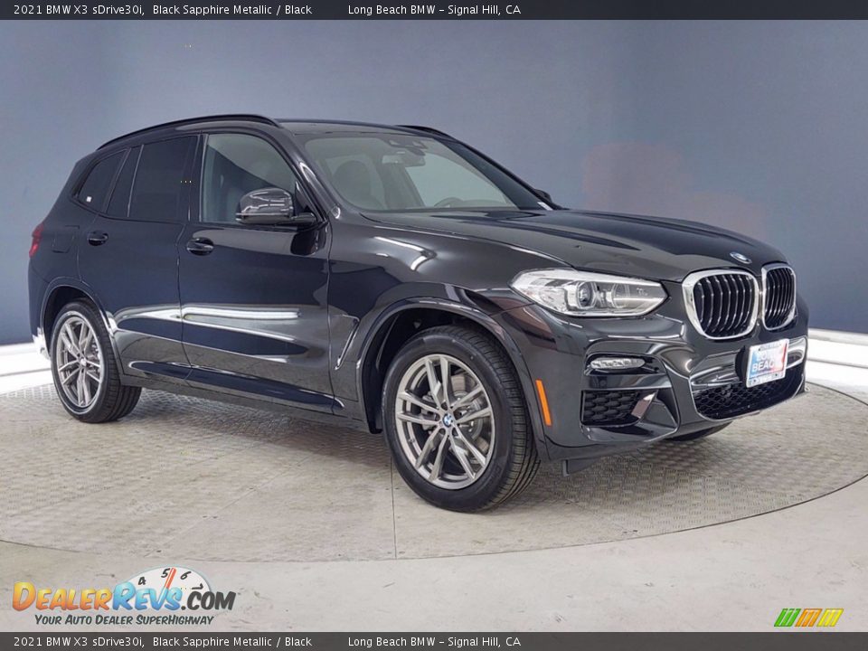 2021 BMW X3 sDrive30i Black Sapphire Metallic / Black Photo #27