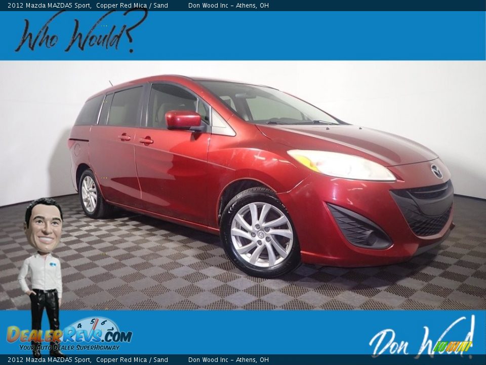 2012 Mazda MAZDA5 Sport Copper Red Mica / Sand Photo #1