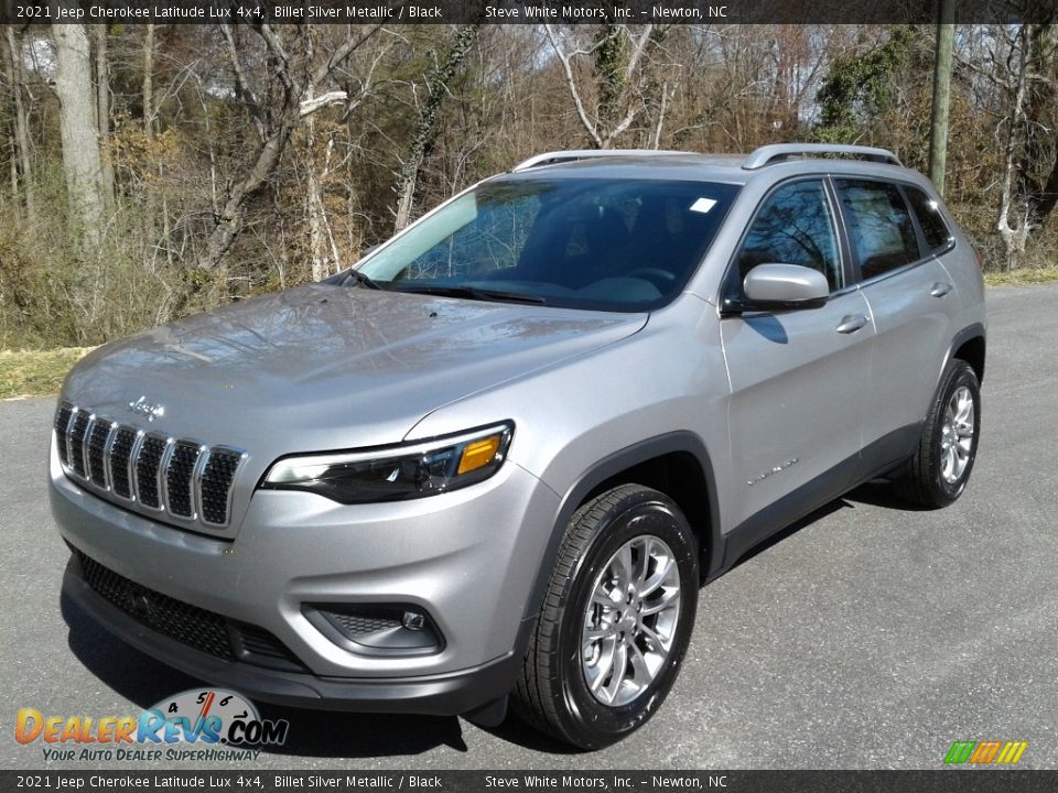 2021 Jeep Cherokee Latitude Lux 4x4 Billet Silver Metallic / Black Photo #2