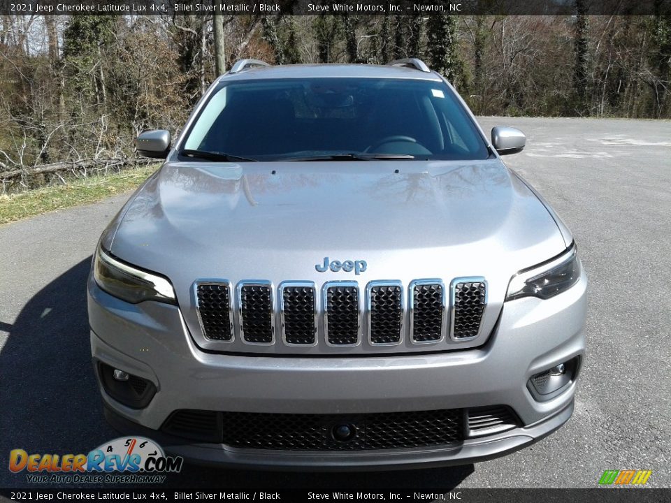 2021 Jeep Cherokee Latitude Lux 4x4 Billet Silver Metallic / Black Photo #3