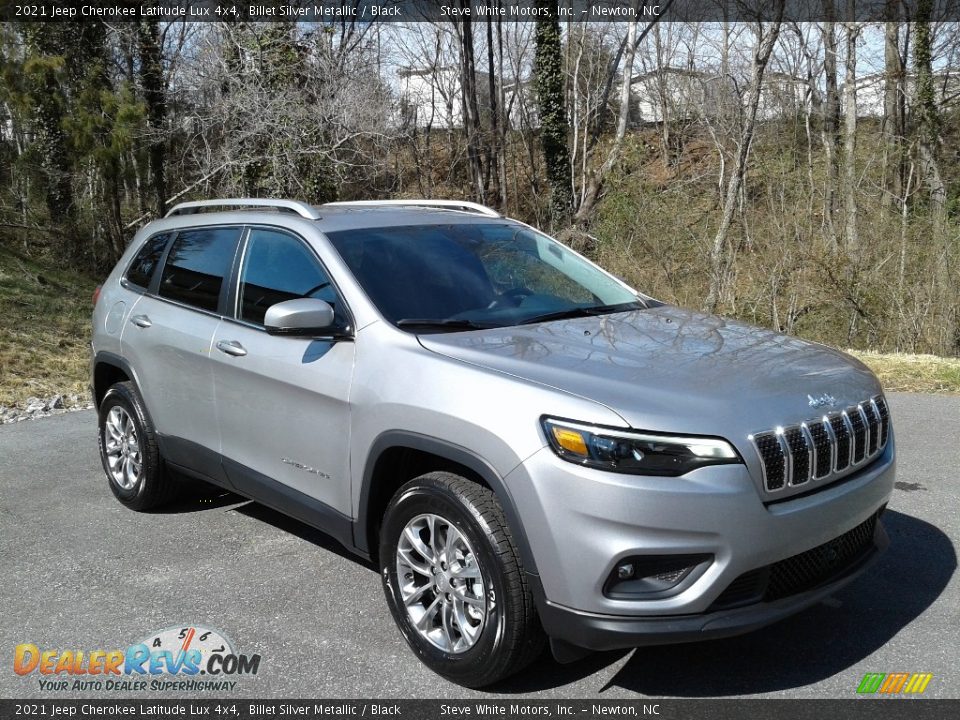 2021 Jeep Cherokee Latitude Lux 4x4 Billet Silver Metallic / Black Photo #4