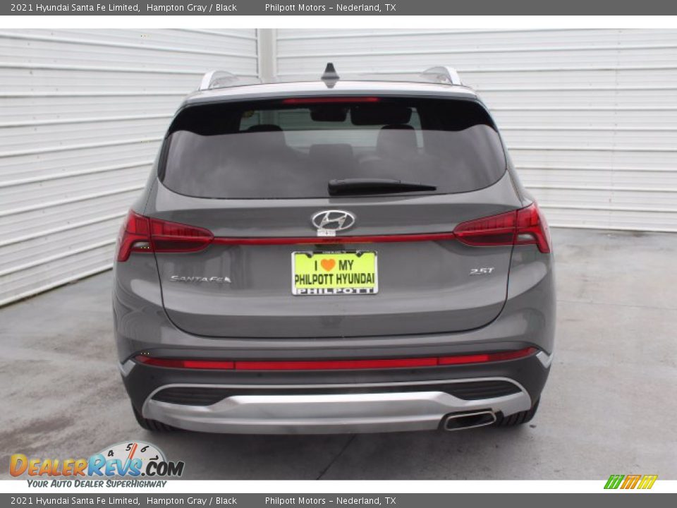 2021 Hyundai Santa Fe Limited Hampton Gray / Black Photo #7