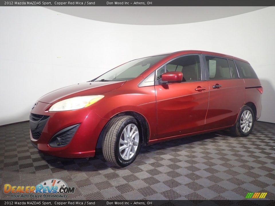 2012 Mazda MAZDA5 Sport Copper Red Mica / Sand Photo #7