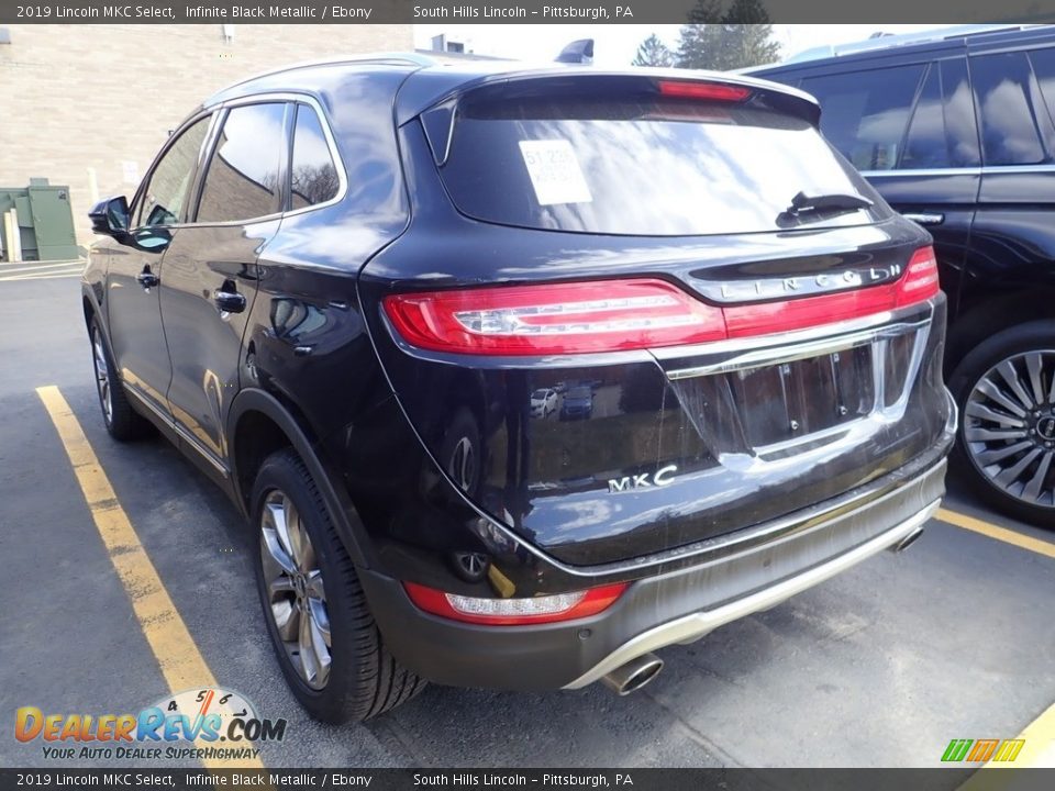 2019 Lincoln MKC Select Infinite Black Metallic / Ebony Photo #2