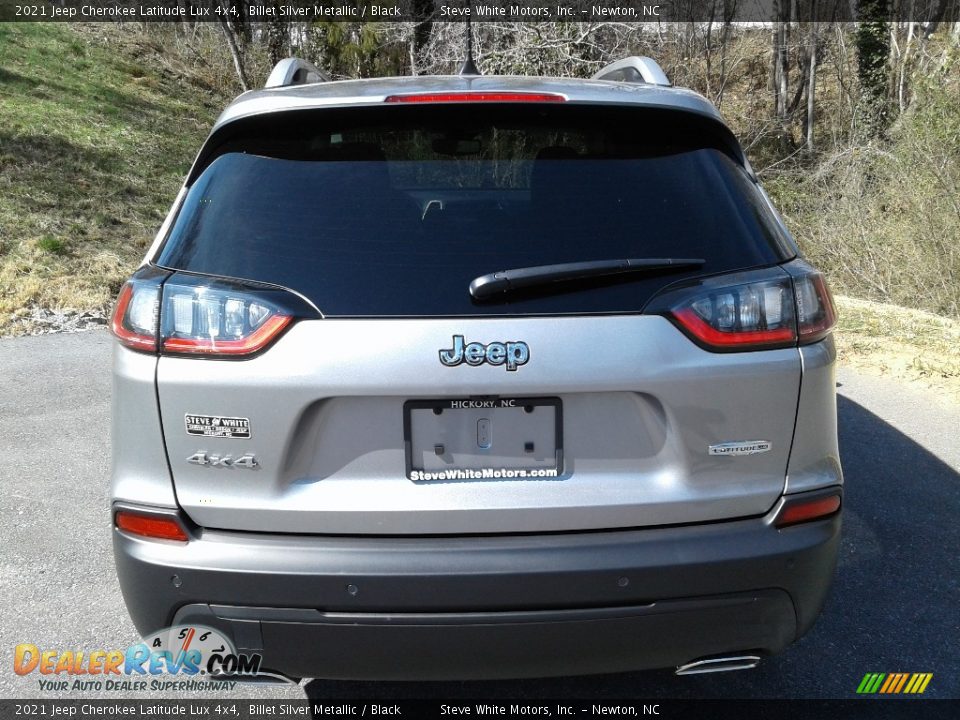 2021 Jeep Cherokee Latitude Lux 4x4 Billet Silver Metallic / Black Photo #7