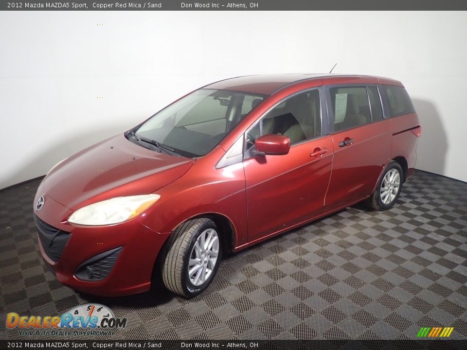 2012 Mazda MAZDA5 Sport Copper Red Mica / Sand Photo #8