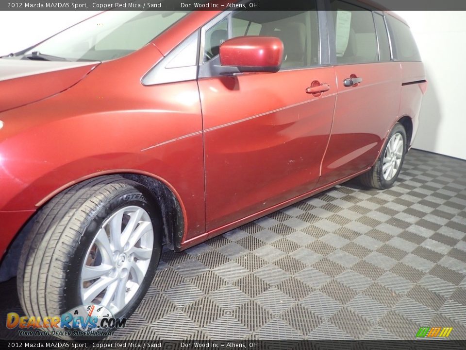 2012 Mazda MAZDA5 Sport Copper Red Mica / Sand Photo #9