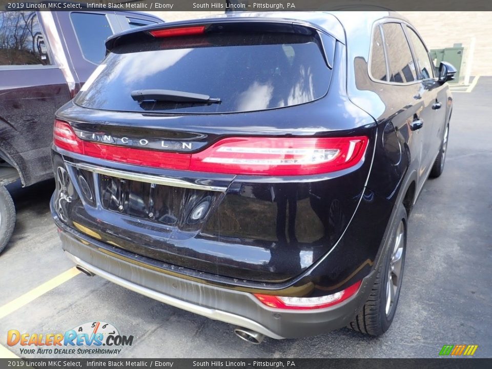 2019 Lincoln MKC Select Infinite Black Metallic / Ebony Photo #4