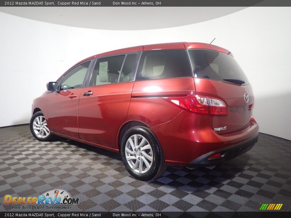 2012 Mazda MAZDA5 Sport Copper Red Mica / Sand Photo #10