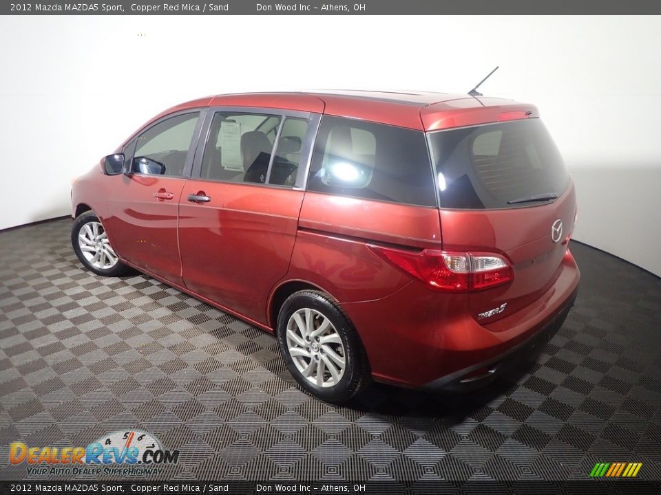 2012 Mazda MAZDA5 Sport Copper Red Mica / Sand Photo #11