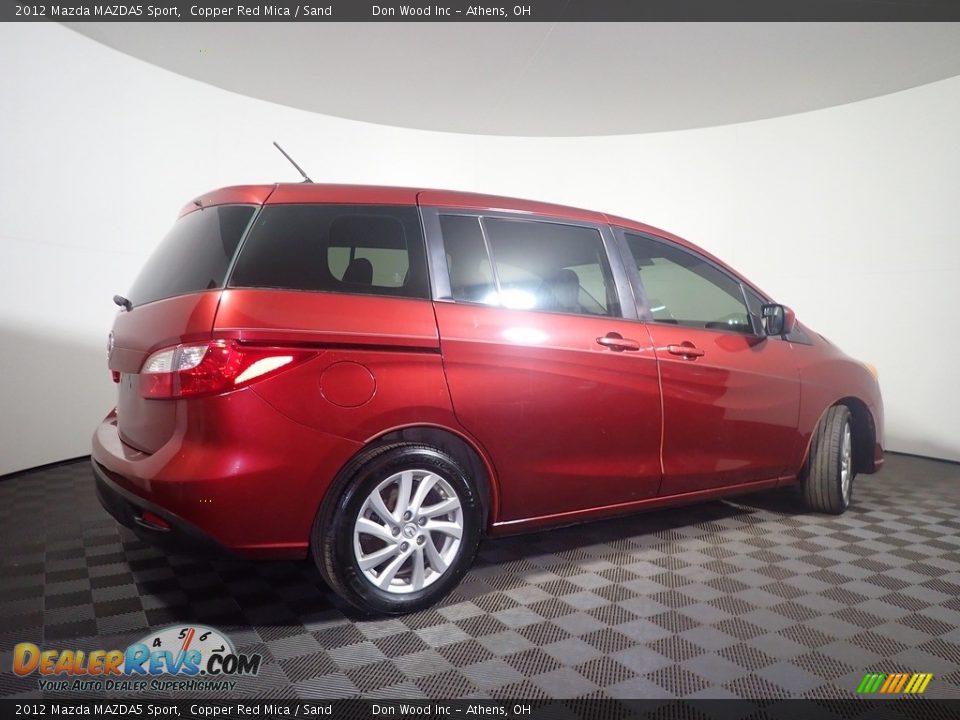 2012 Mazda MAZDA5 Sport Copper Red Mica / Sand Photo #15