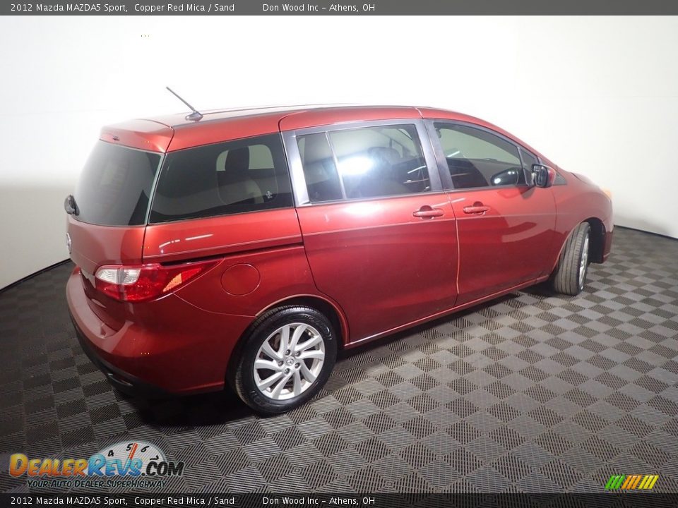 2012 Mazda MAZDA5 Sport Copper Red Mica / Sand Photo #16