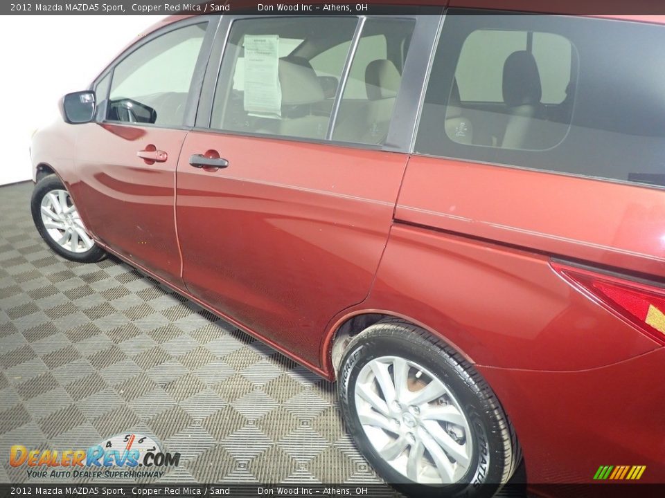 2012 Mazda MAZDA5 Sport Copper Red Mica / Sand Photo #17