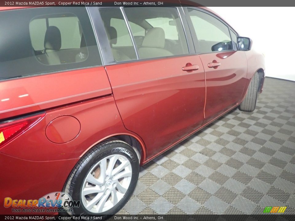 2012 Mazda MAZDA5 Sport Copper Red Mica / Sand Photo #18