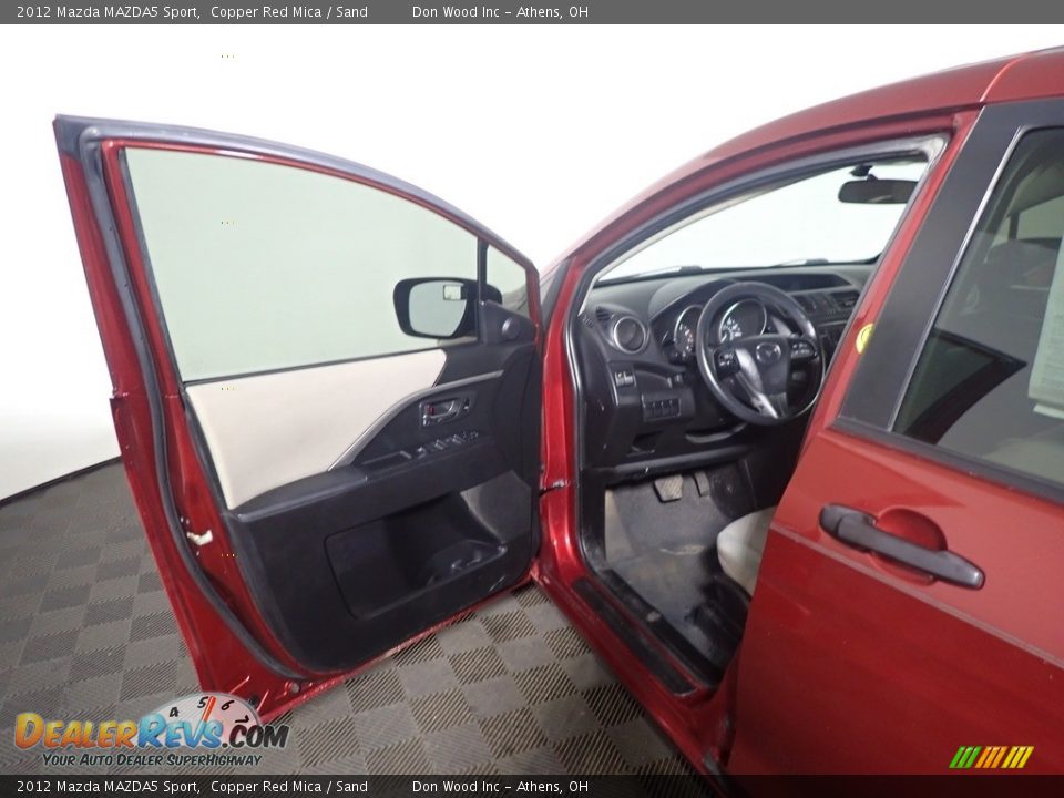 2012 Mazda MAZDA5 Sport Copper Red Mica / Sand Photo #19