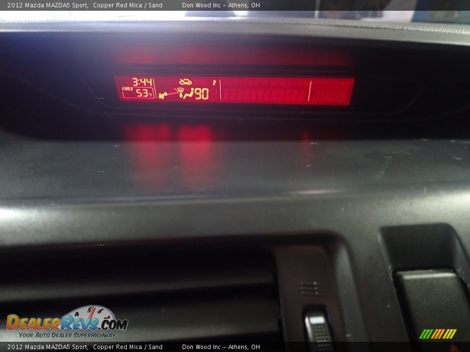 2012 Mazda MAZDA5 Sport Copper Red Mica / Sand Photo #25