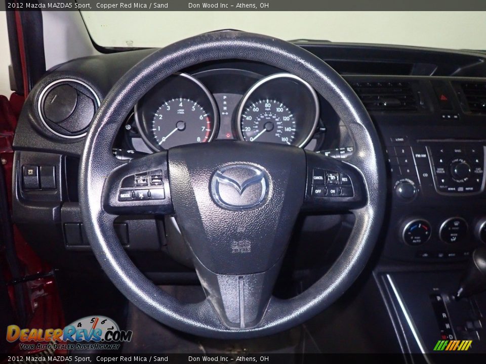 2012 Mazda MAZDA5 Sport Copper Red Mica / Sand Photo #26