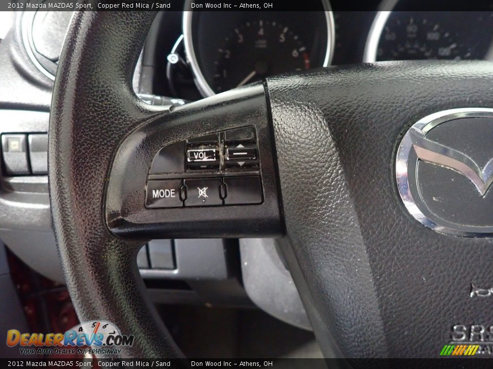2012 Mazda MAZDA5 Sport Copper Red Mica / Sand Photo #28