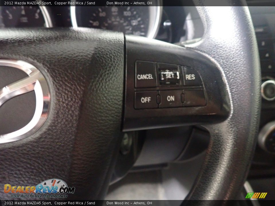 2012 Mazda MAZDA5 Sport Copper Red Mica / Sand Photo #29