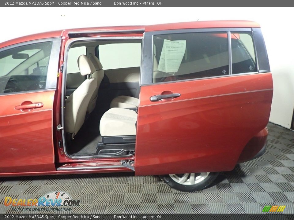 2012 Mazda MAZDA5 Sport Copper Red Mica / Sand Photo #32