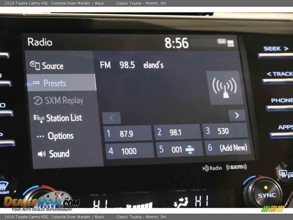 2019 Toyota Camry XSE Celestial Silver Metallic / Black Photo #10