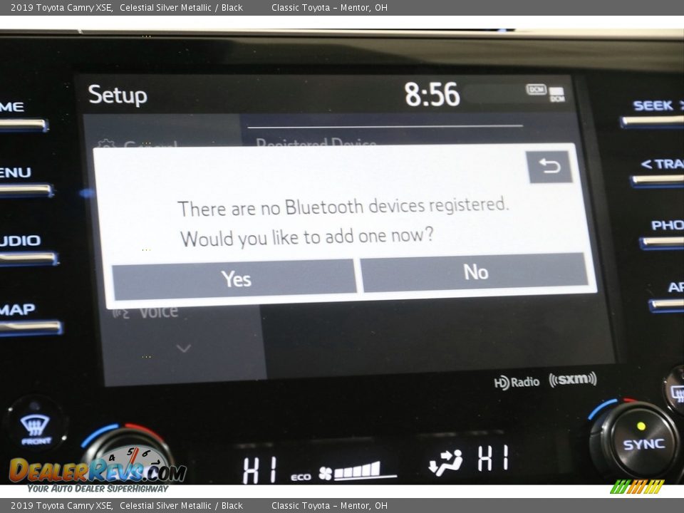 2019 Toyota Camry XSE Celestial Silver Metallic / Black Photo #11