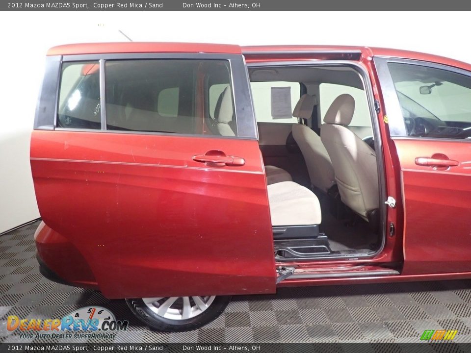2012 Mazda MAZDA5 Sport Copper Red Mica / Sand Photo #34