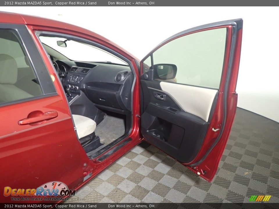 2012 Mazda MAZDA5 Sport Copper Red Mica / Sand Photo #36