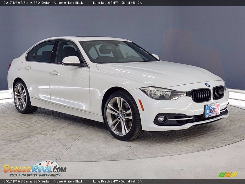 2017 BMW 3 Series 330i Sedan Alpine White / Black Photo #1