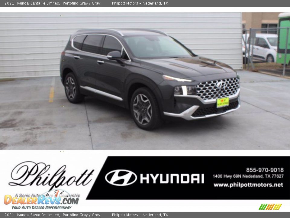 2021 Hyundai Santa Fe Limited Portofino Gray / Gray Photo #1