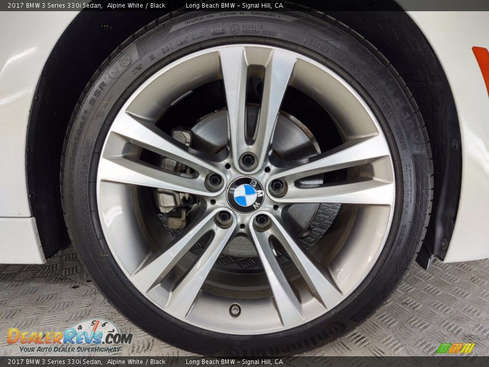 2017 BMW 3 Series 330i Sedan Alpine White / Black Photo #6