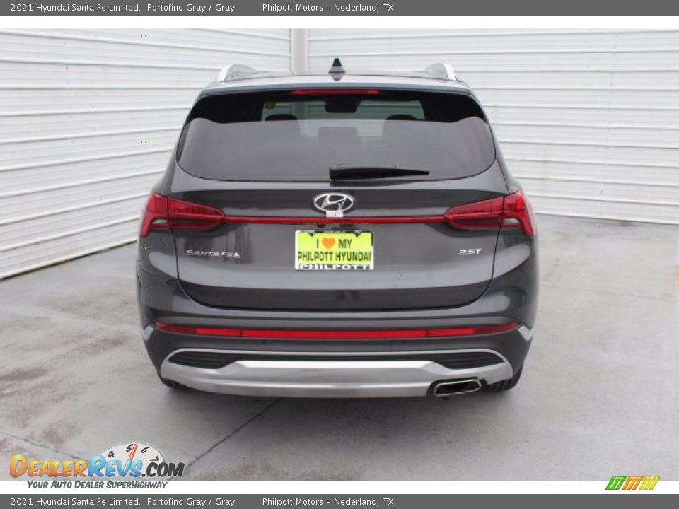 2021 Hyundai Santa Fe Limited Portofino Gray / Gray Photo #6