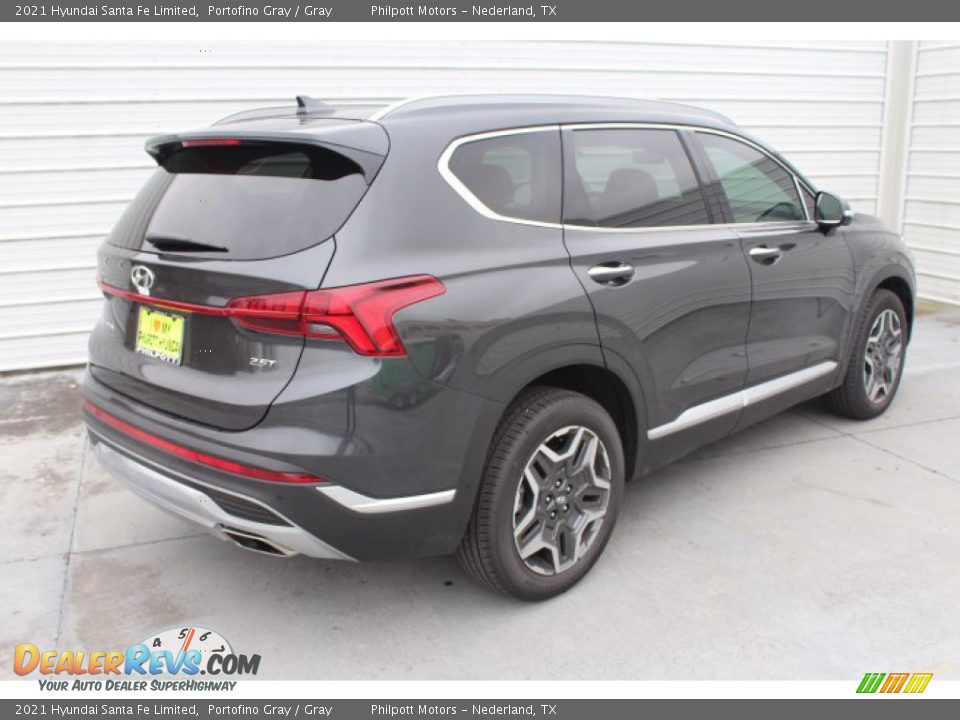 2021 Hyundai Santa Fe Limited Portofino Gray / Gray Photo #7