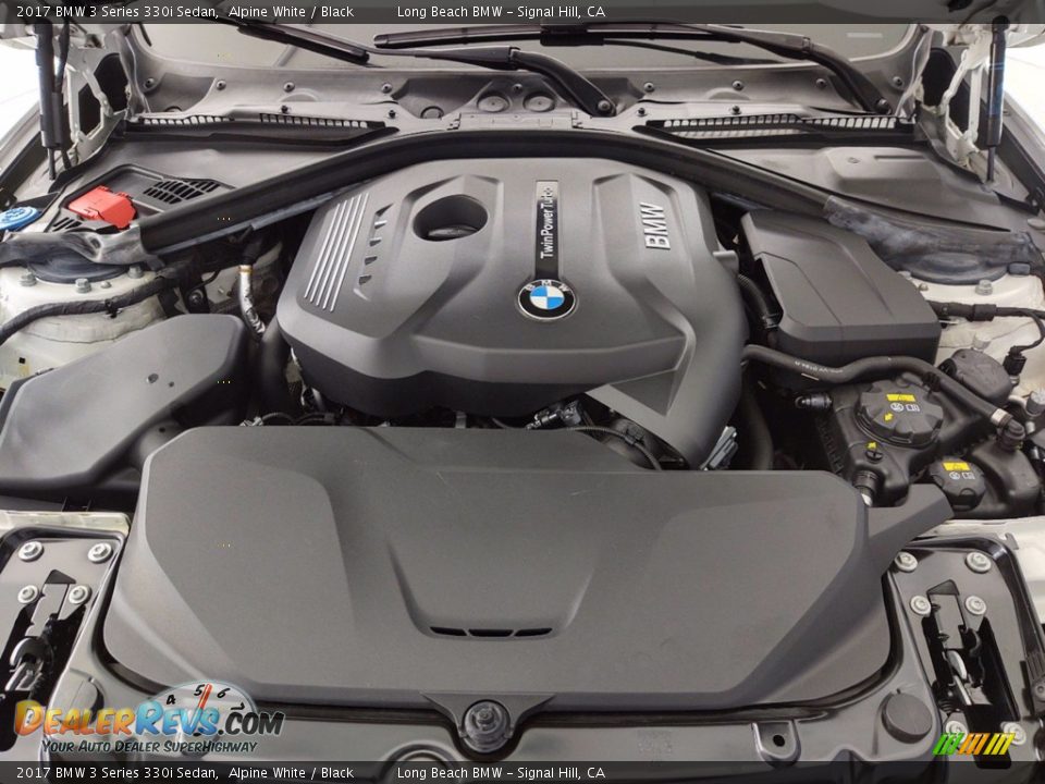 2017 BMW 3 Series 330i Sedan Alpine White / Black Photo #12