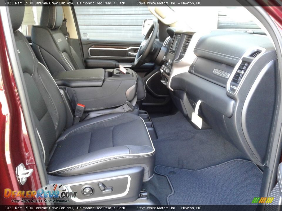 2021 Ram 1500 Laramie Crew Cab 4x4 Delmonico Red Pearl / Black Photo #17
