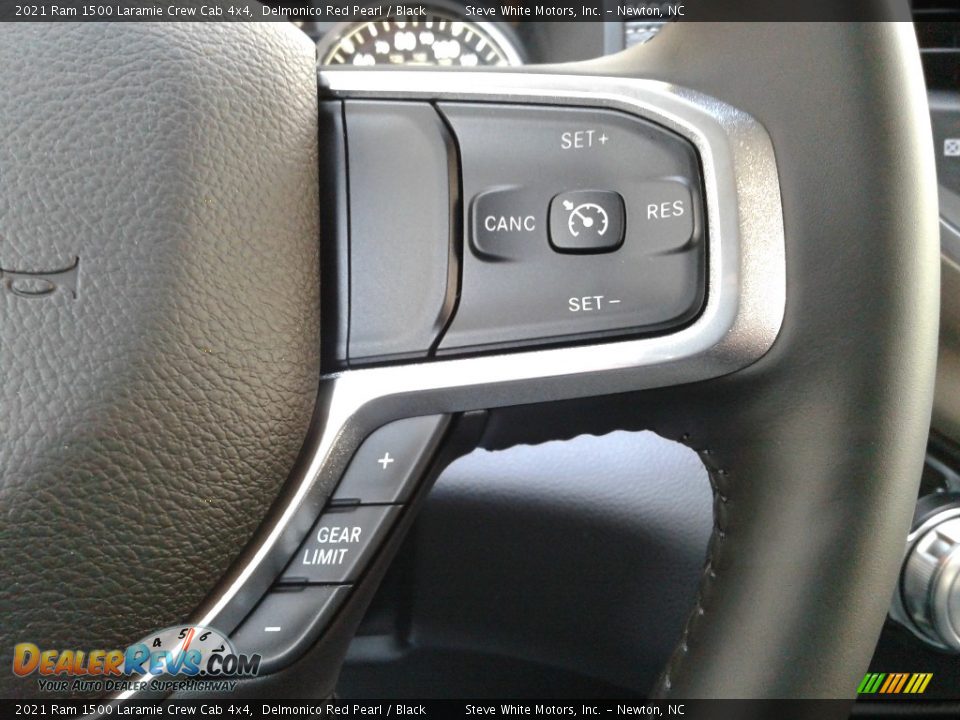 2021 Ram 1500 Laramie Crew Cab 4x4 Delmonico Red Pearl / Black Photo #20